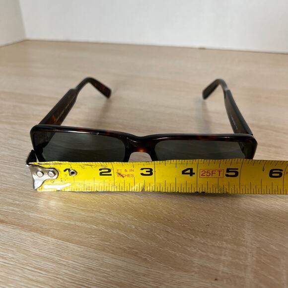 RARE! Jean Lafont Paris Funk 619 Sunglasses FRAMES ONLY Tortoise Shell France main image 6